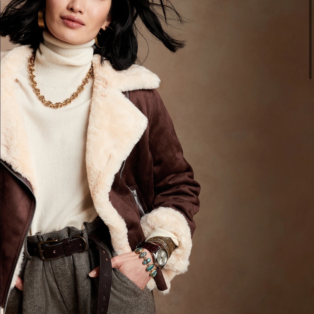 EXPRESS Faux Suede Jacket